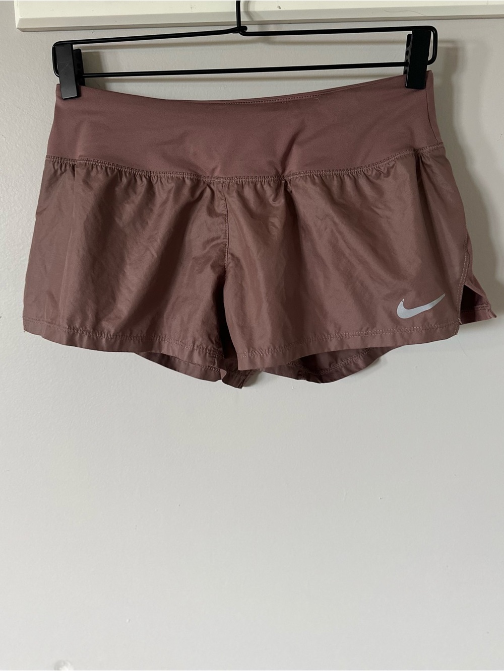 Nike Women's Dusty Rose Athletic Running Shorts Dri-FIT